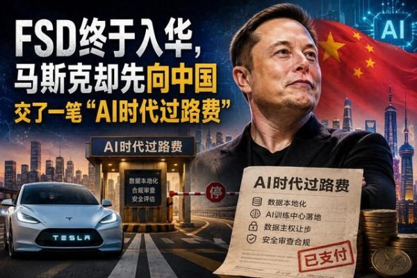 FSD终于入华，马斯克却先向中国交了一笔“AI时代过路费”