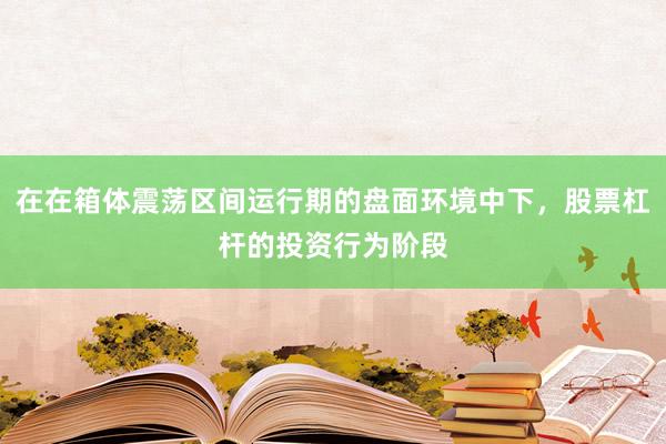 在在箱体震荡区间运行期的盘面环境中下，股票杠杆的投资行为阶段